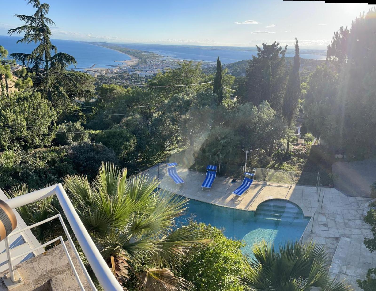 Atlantide - Somptueuse Villa Classee 4 Etoiles - Saint-Clair - Vue Exceptionnelle - Piscine Sète Kültér fotó