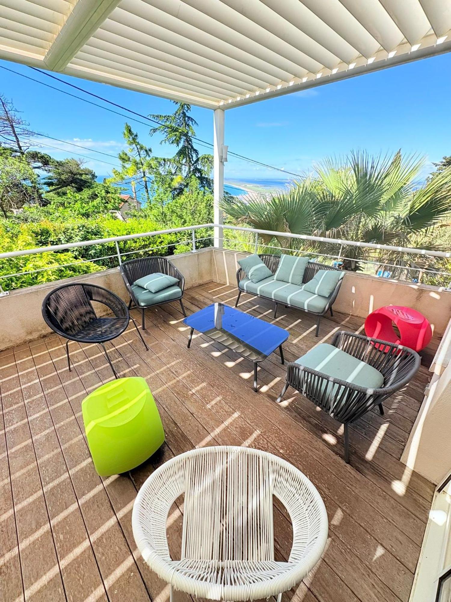 Atlantide - Somptueuse Villa Classee 4 Etoiles - Saint-Clair - Vue Exceptionnelle - Piscine Sète Kültér fotó
