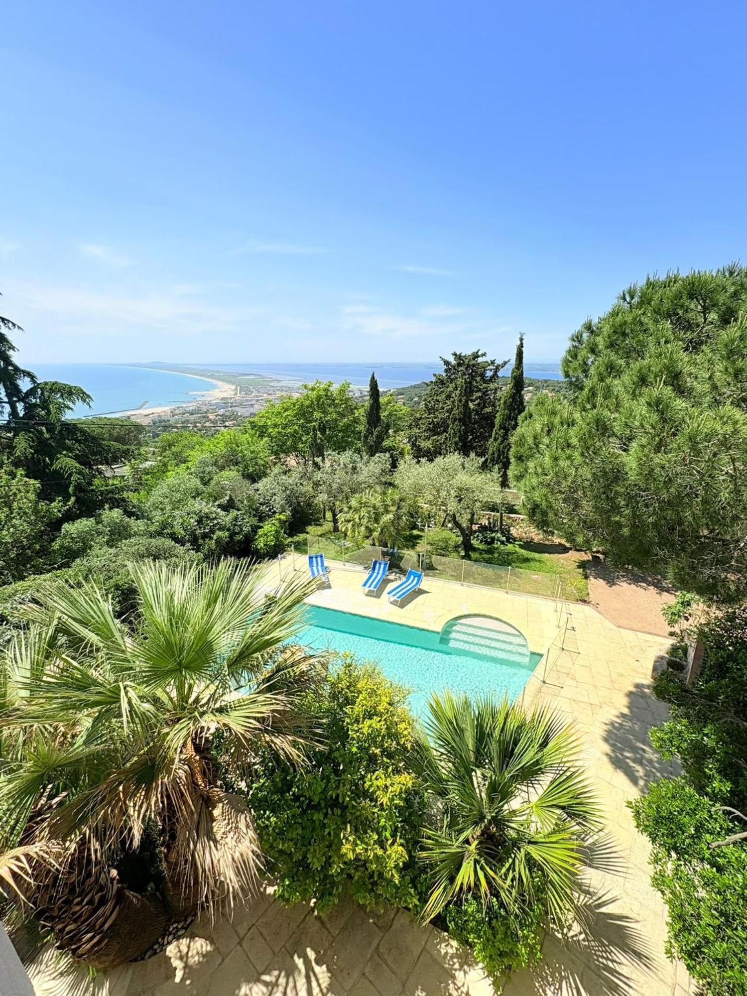 Atlantide - Somptueuse Villa Classee 4 Etoiles - Saint-Clair - Vue Exceptionnelle - Piscine Sète Kültér fotó