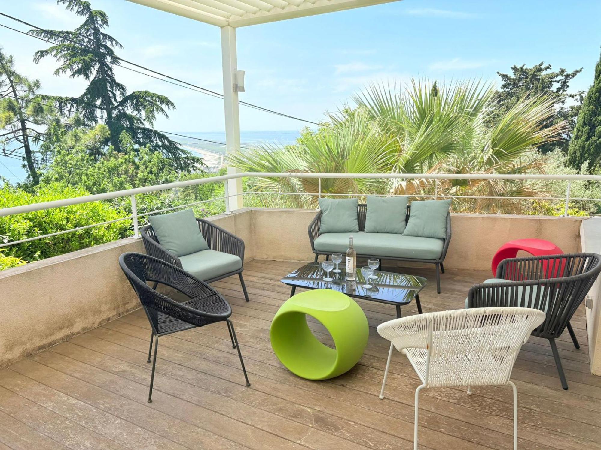 Atlantide - Somptueuse Villa Classee 4 Etoiles - Saint-Clair - Vue Exceptionnelle - Piscine Sète Kültér fotó