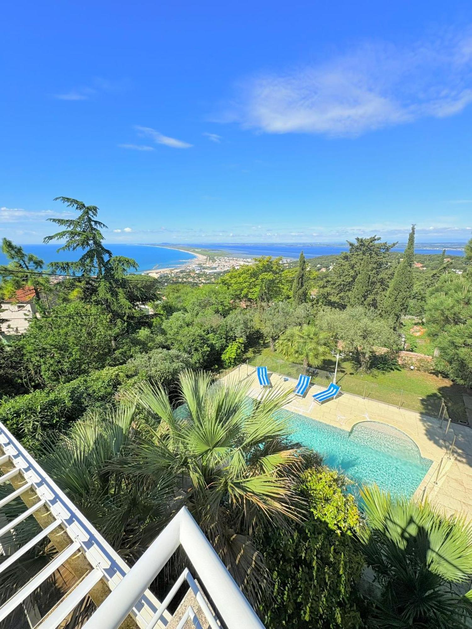 Atlantide - Somptueuse Villa Classee 4 Etoiles - Saint-Clair - Vue Exceptionnelle - Piscine Sète Kültér fotó